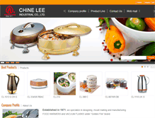 Tablet Screenshot of chinelee.com.tw